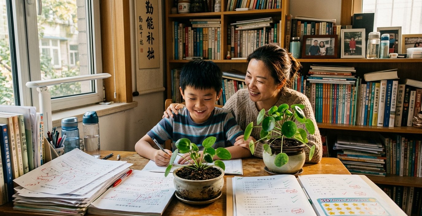 孩子考砸了自我否定怎么安慰?学心四力 30 天复盘